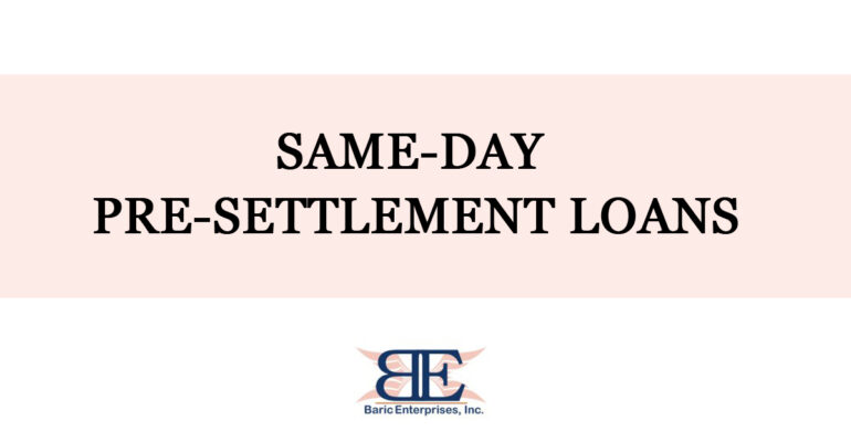 Same Day Pre-Settlement Loans